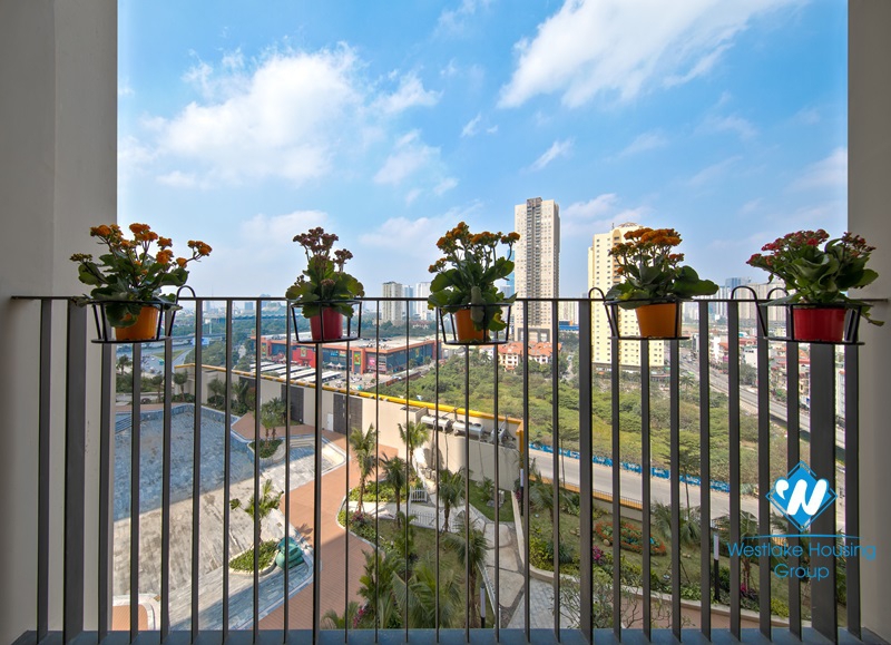 A picturesque two bedroom apartment for rent with spacious charming balcony.